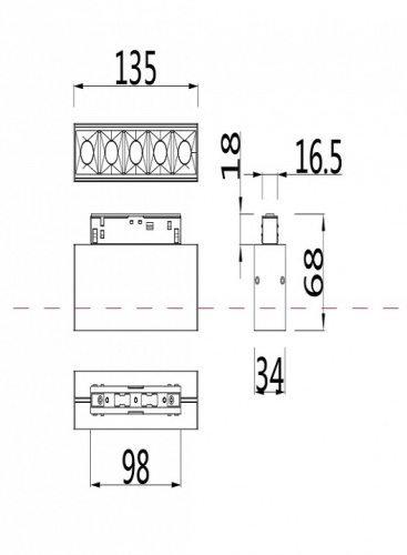 Накладной светильник Maytoni Points TR014-2-10W3K-B в Зеленограде фото 4