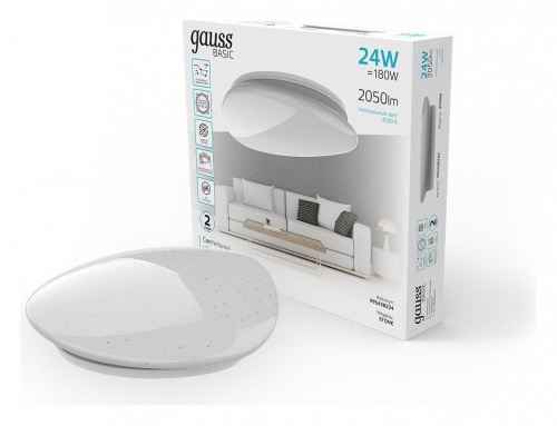 Накладной светильник Gauss Basic Space Stone НПС 995438224 в Нижнем Новгороде фото 4