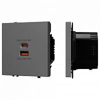 Розетка 2хUSB type A и C без рамки Arlight SCT 054319 в Нижнем Новгороде