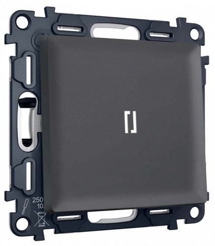 Выключатель самовозвратный одноклавишный с подсветкой, без рамки Ambrella Volt MA MA902055 в Нижнем Новгороде