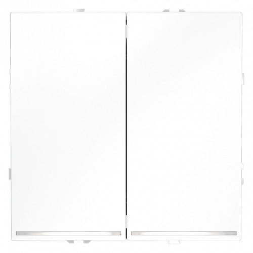 Выключатель проходной двухклавишный с подсветкой без рамки Voltum S70 VLS020402 в Нижнем Новгороде фото 5