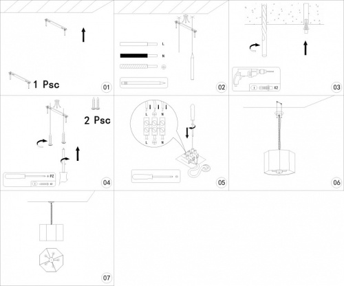 Подвесной светильник Moderli Rizar V1220-5P в Нижнем Новгороде фото 2