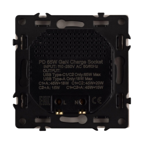 Розетка USB и type C без рамки Arlight NOBE 061836(1) в Нижнем Новгороде фото 2