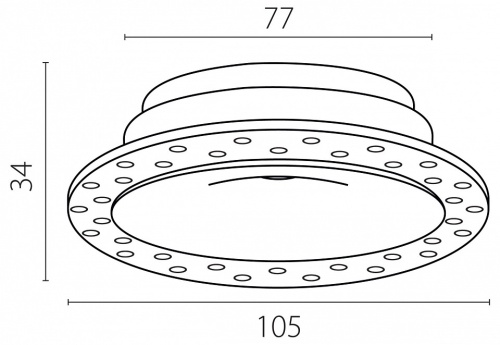 Рамка на 1 светильник Lightstar Spira 074206-01 в Нижнем Новгороде фото 8
