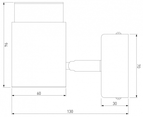 Бра Eurosvet Morgan 20124/1 черный в Нижнем Новгороде фото 2
