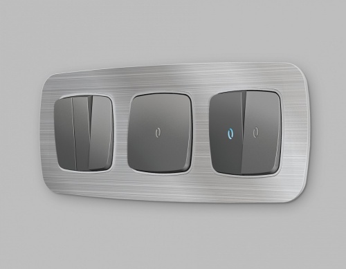 Клавиши для выключателя трехклавишного Ambrella Volt OMEGA OP6550 в Нижнем Новгороде фото 2