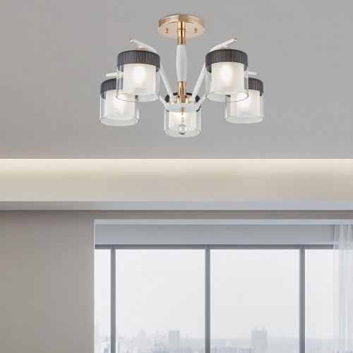 Люстра на штанге Arte Milano Napoli-2646 332646/5 FGD+WT в Нижнем Новгороде фото 6