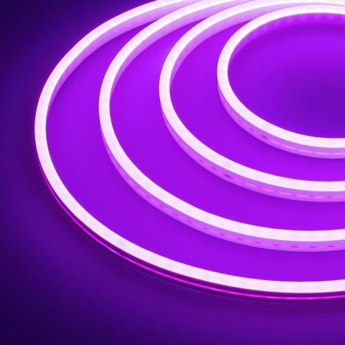 Образец Гибкий неон GALAXY-1206-5000CFS-2835-100 12V Purple 0.5M (12x6mm, 12W, IP67) (Arlight, 12 Вт/м, IP67) в Кропоткине фото 4