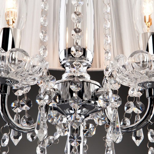 Настольная лампа декоративная Eurosvet Allata 2045/3T хром/белый настольная лампа в Петровом Вале фото 5