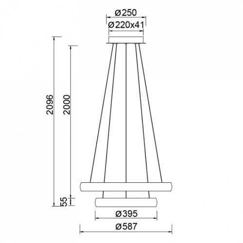 Подвесной светильник Mantra Flats 9429 в Нижнем Новгороде фото 2