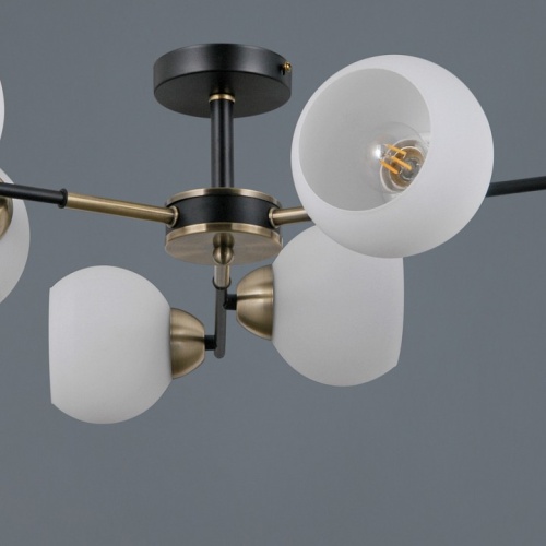 Люстра на штанге ILLUMICO LIBRA IL0469-6CSQ-24 BK AB LIBRA в Нижнем Новгороде фото 3