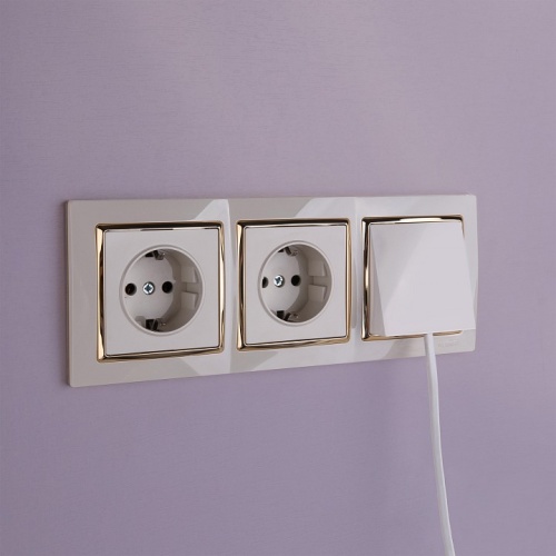 Розетка с заземлением, без рамки Werkel слоновая кость W1171003 в Нижнем Новгороде фото 8