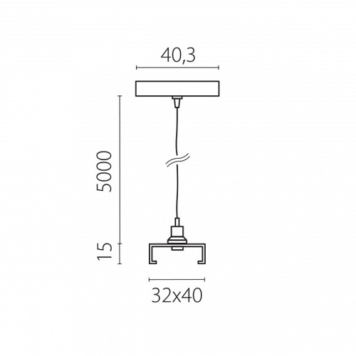 Подвес для трека Lightstar Quattro 504196-FR2 в Нижнем Новгороде фото 2