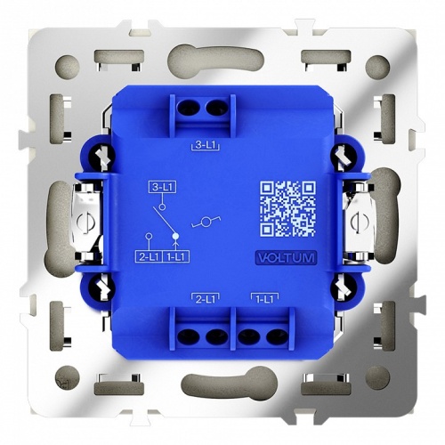 Выключатель проходной одноклавишный без рамки Voltum S70 VLS010304 в Нижнем Новгороде фото 2