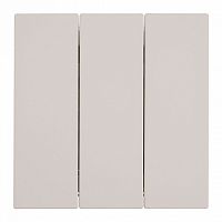 Выключатель трехклавишный без рамки Stekker Мия 50474 в Нижнем Новгороде