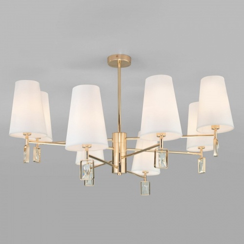 Люстра на штанге Eurosvet Milazzo 60137/8 золото в Нижнем Новгороде фото 4