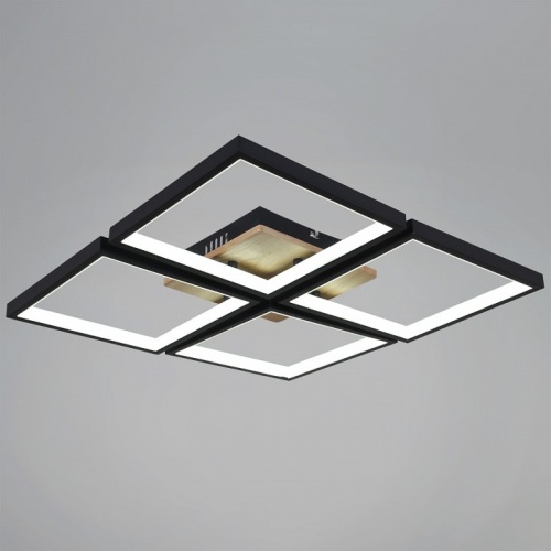 Потолочная люстра 78560-0.3-04 BK+WOOD в Нижнем Новгороде фото 5