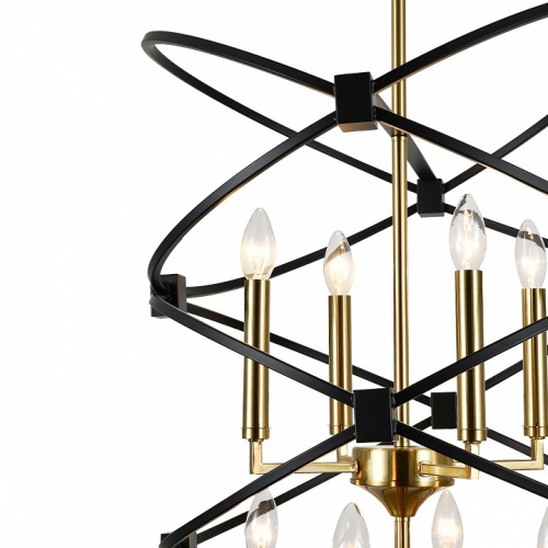 Люстра на штанге Indigo Trionfo 10020/8R Black в Нижнем Новгороде фото 3