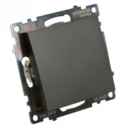 Переключатель перекрестный одноклавишный без рамки Stekker Катрин 49416 в Нижнем Новгороде фото 3