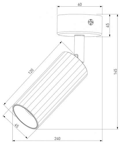 Бра Eurosvet Arris 20098/1 LED черный в Чебоксарах фото 2