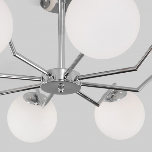 Люстра на штанге Eurosvet Frost 70154/8 хром в Нижнем Новгороде фото 2