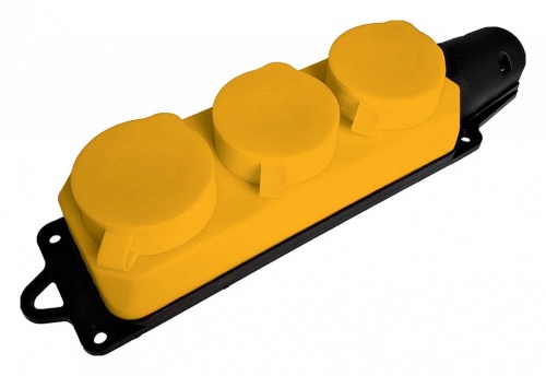 Розетка переносная разборная с заземлением и крышкой Stekker Одри 49407 в Нижнем Новгороде