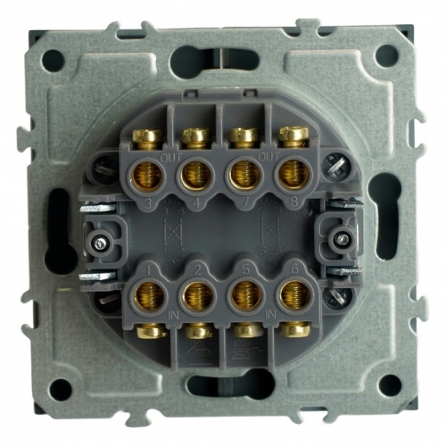 Переключатель перекрестный двухклавишный без рамки Stekker Эмили 50167 в Нижнем Новгороде фото 10