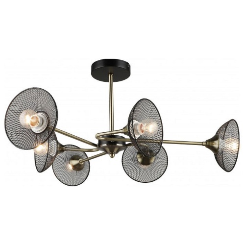 Люстра на штанге Imex MD.5700 MD.5700-6-S-AB+BK в Нижнем Новгороде