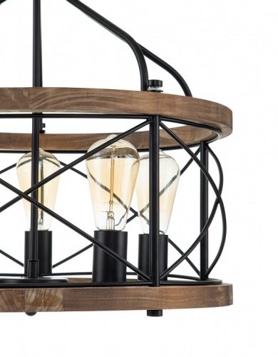 Подвесная люстра Indigo Camino 10017/5P Black в Нижнем Новгороде фото 3