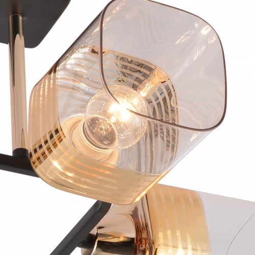 Люстра на штанге 01615-0.3-04 BK+FGD в Нижнем Новгороде фото 2