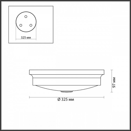 Накладной светильник Odeon Light Marsei 4824/3C в Саратове фото 3