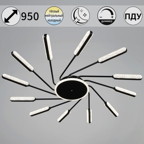 Потолочная люстра  87290-0.3-12 BK в Нижнем Новгороде фото 4