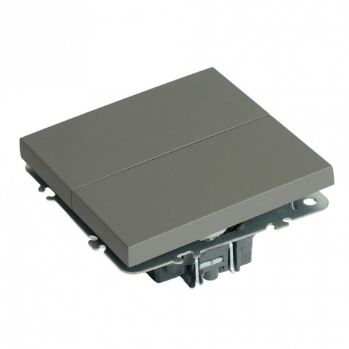 Переключатель двухклавишный без рамки Stekker Эмили 49947 в Нижнем Новгороде фото 9