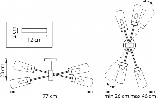 Светильник на штанге Lightstar Crotone 690643 в Нижнем Новгороде фото 4