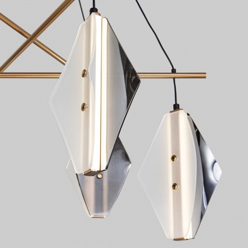 Подвесная люстра Eurosvet  301054 LED латунь в Нижнем Новгороде фото 3