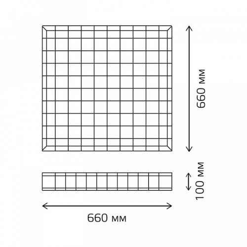 Решетка защитная для светильников Gauss  903265602 в Нижнем Новгороде фото 2