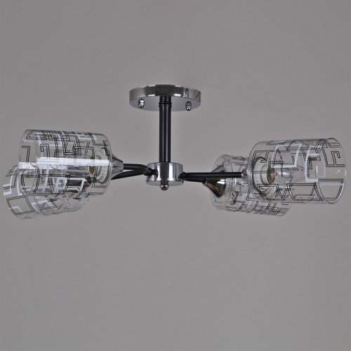 Люстра на штанге  26260-0.3-04 CR+BK в Нижнем Новгороде фото 4