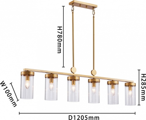 Светильник на штанге Favourite Radiales 3099-6U в Нижнем Новгороде фото 7