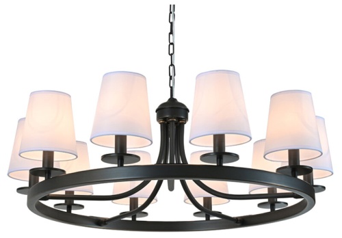 Подвесная люстра Newport 4400 4412+6+3/C black+gold в Нижнем Новгороде