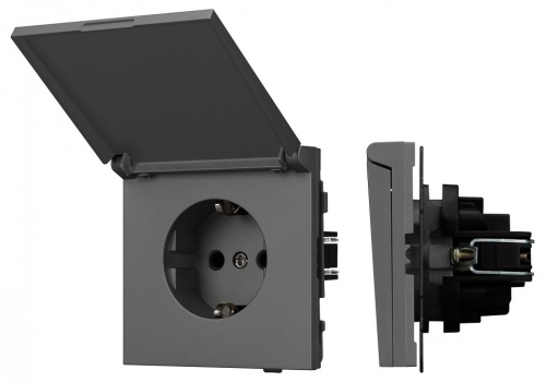 Розетка влагозащищенная с заземлением с крышкой, без рамки Arlight SCT-TENDO 054601 в Нижнем Новгороде