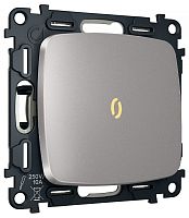 Выключатель самовозвратный одноклавишный с подсветкой, без рамки Ambrella Volt MO MO502050 в Нижнем Новгороде