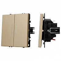 Выключатель двухклавишный без рамки Arlight SWT 054265 в Нижнем Новгороде