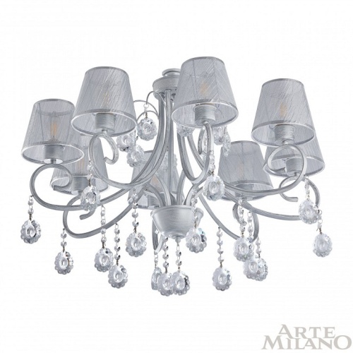 Люстра на штанге Arte Milano Amalfi-7146 337146/8 WT+SL в Нижнем Новгороде фото 6