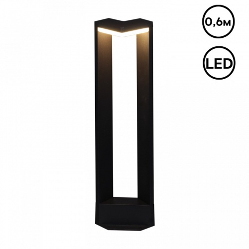 Наземный низкий светильник Reluce  09980-0.7-001JH 0.6M LED12W BK RLOS в Нижнем Новгороде фото 2
