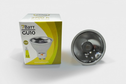 Лампа светодиодная Italline TRIAC GU10 7Вт 2700K HL GU10/7W/2700K DIM в Нижнем Новгороде фото 2