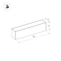 Светильник MAG-DARK-45-L200-6W Warm3000 (BK, 20 deg, 24V) (Arlight, IP20 Металл, 3 года) в Боре