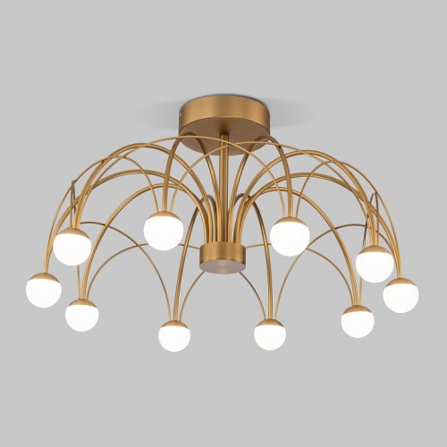 Люстра на штанге Eurosvet Ragno 90031/10 LED золото в Нижнем Новгороде фото 7