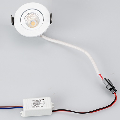 Светодиодный светильник LTM-R50WH 5W Warm White 25deg (Arlight, IP40 Металл, 3 года) в Качканаре фото 4