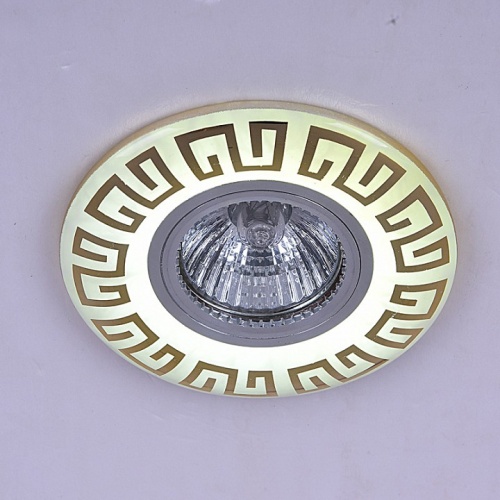 Встраиваемый светильник 09504-9.0-001MN MR16+LED3W WH/GD в Нижнем Новгороде фото 2