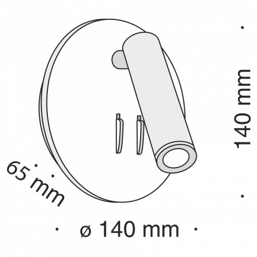 Бра Maytoni Ios 176 C176-WL-01-6W-B в Зеленогорске фото 5